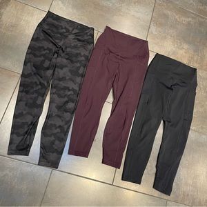 Set of 3 90 Degree Leggings